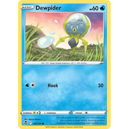 Dewpider (Reverse Holo)