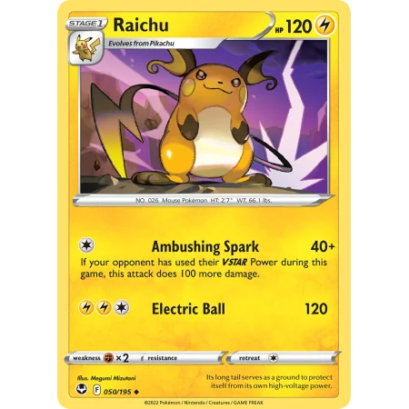 Raichu (Reverse Holo)