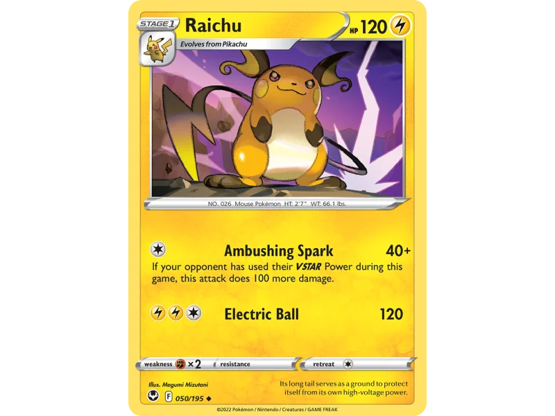 Raichu (Reverse Holo)
