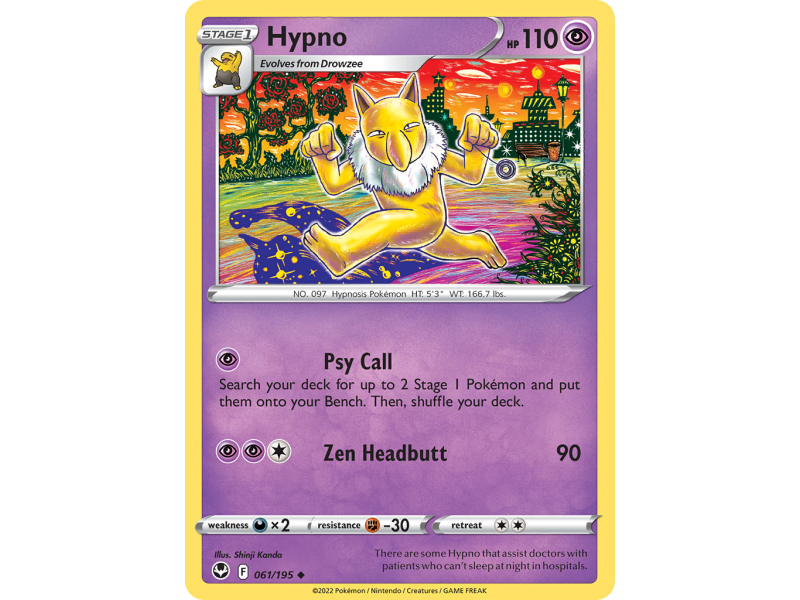 Hypno (Reverse Holo)