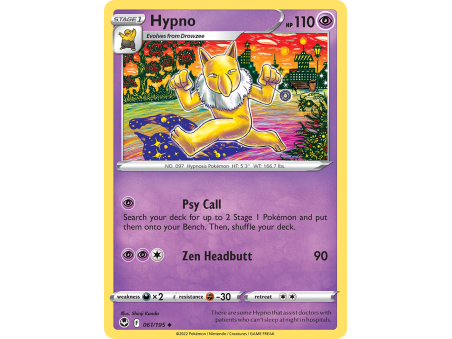 Hypno (Reverse Holo)