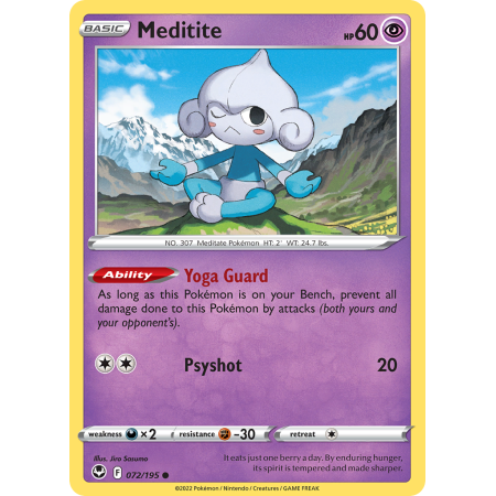 Meditite (Reverse Holo)