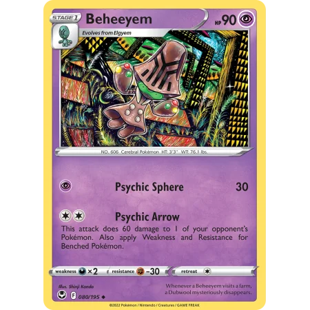 Beheeyem (Reverse Holo)