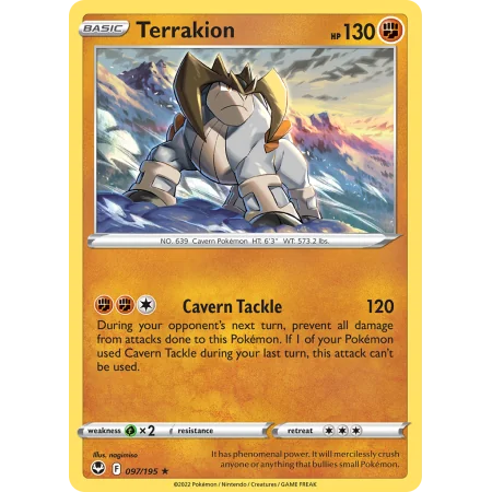 Terrakion (Reverse Holo)