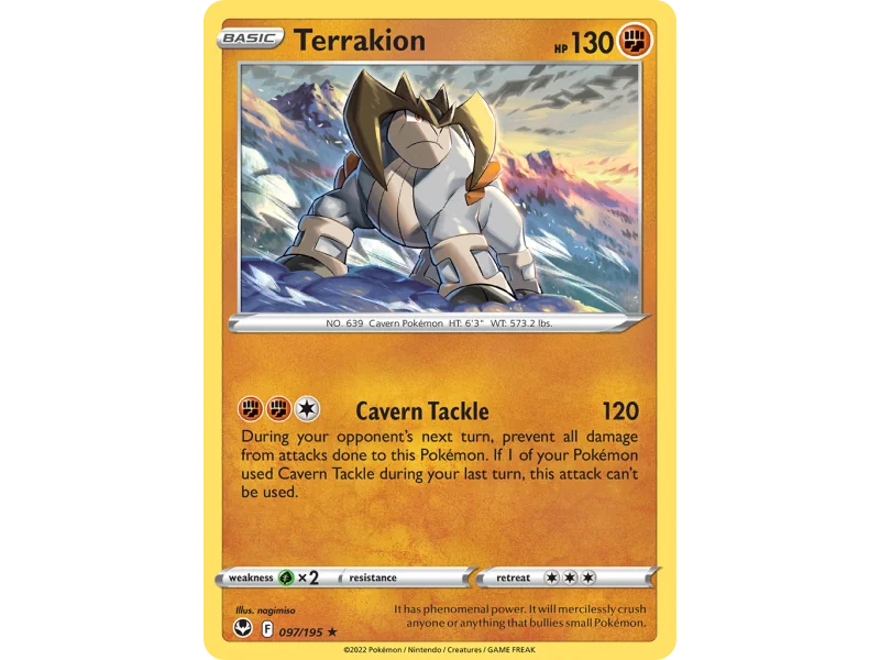 Terrakion (Reverse Holo)