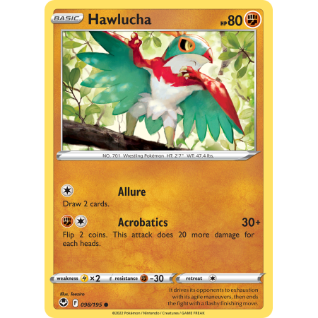 Hawlucha (Reverse Holo)