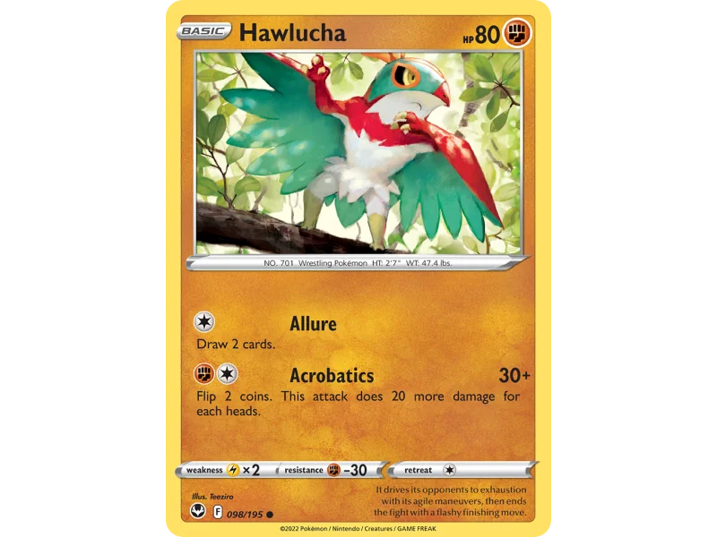 Hawlucha (Reverse Holo)