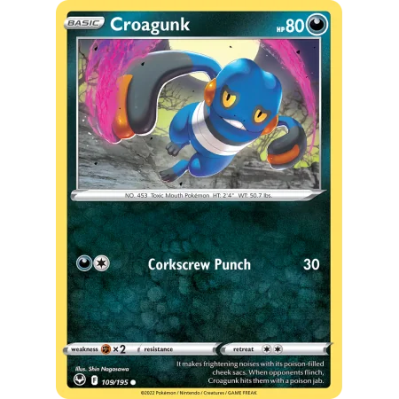 Croagunk (Reverse Holo)