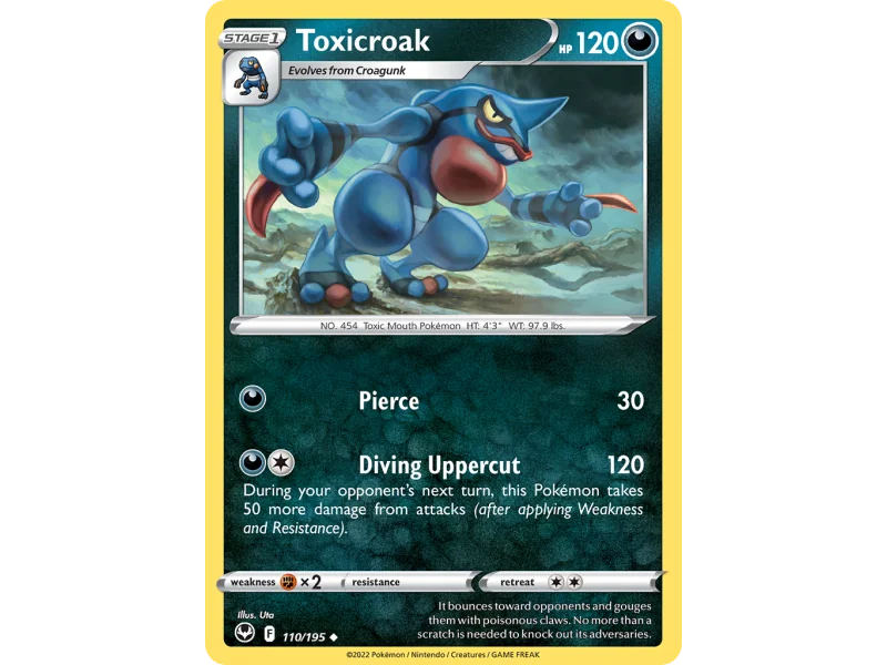 Toxicroak (Reverse Holo)