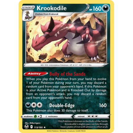 Krookodile (Reverse Holo)