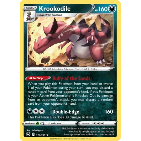 Krookodile (Reverse Holo)