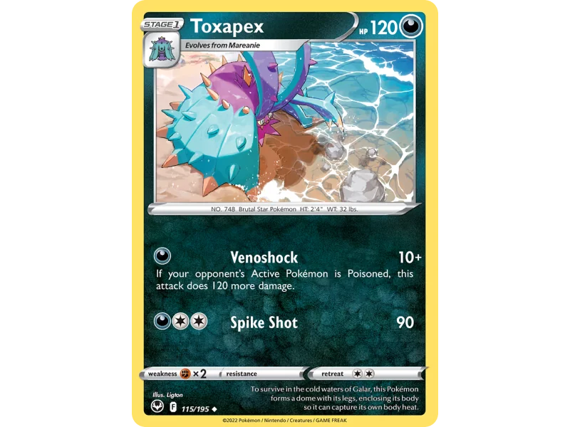 Toxapex (Reverse Holo)