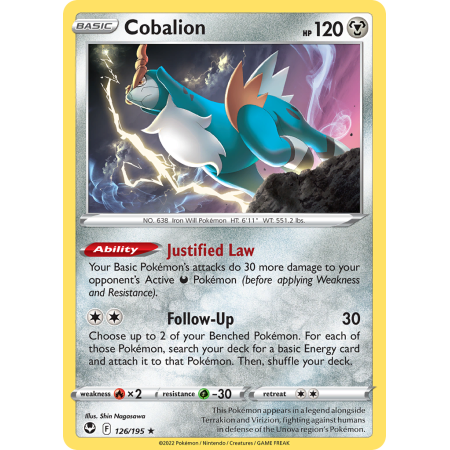Cobalion (Reverse Holo)