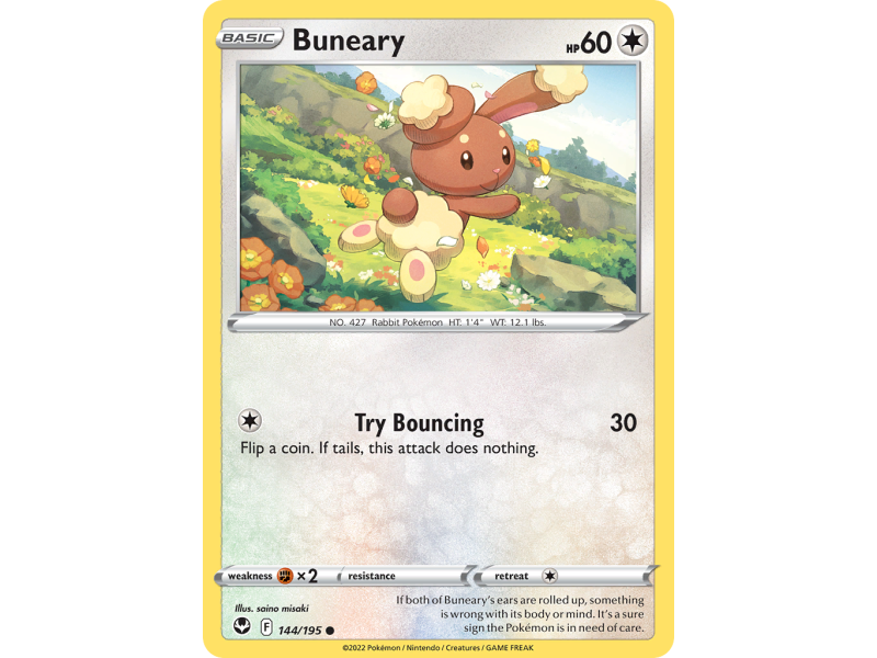 Buneary (Reverse Holo)