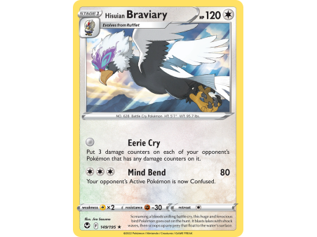 Hisuian Braviary (Reverse Holo)