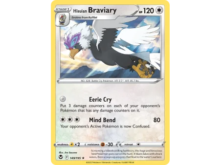 Hisuian Braviary (Reverse Holo)