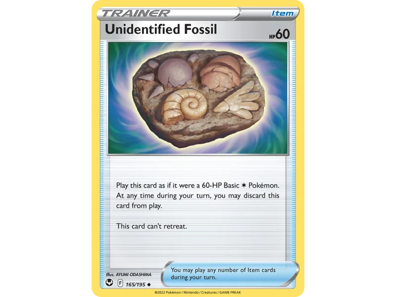 Unidentified Fossil