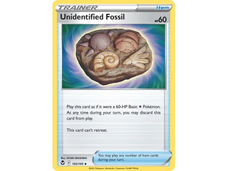 Unidentified Fossil