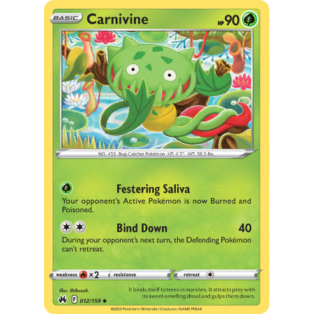 Carnivine (Reverse Holo)