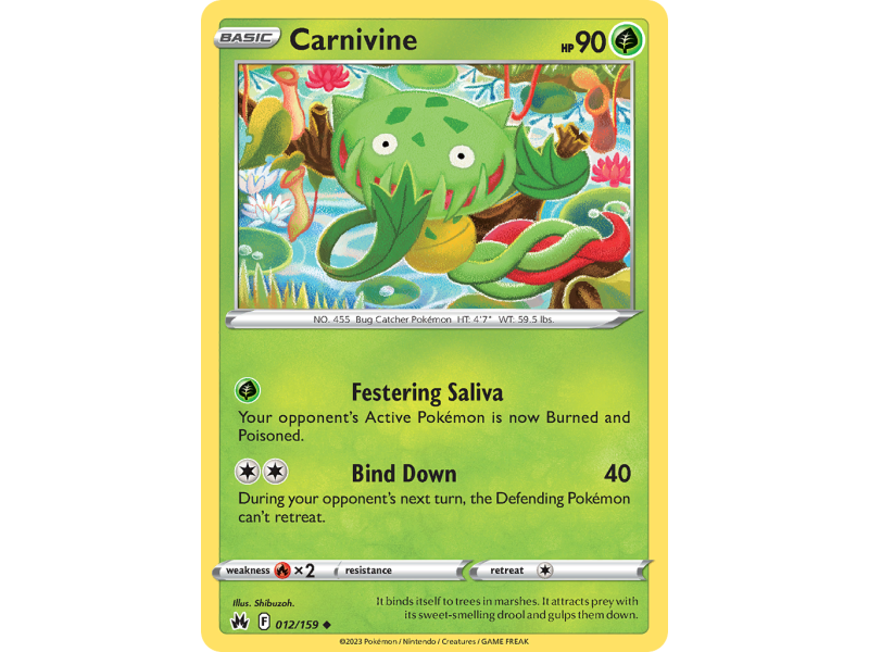 Carnivine (Reverse Holo)