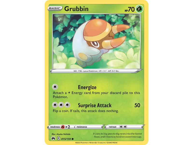 Grubbin (Reverse Holo)