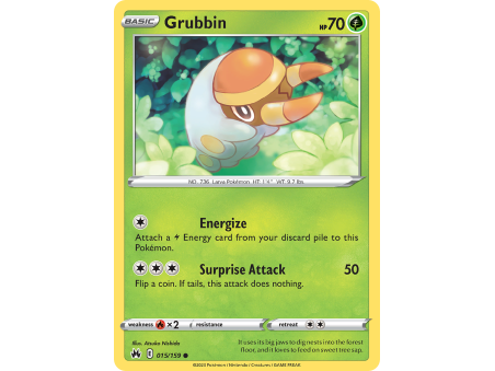 Grubbin (Reverse Holo)