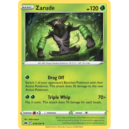 Zarude (Reverse Holo)