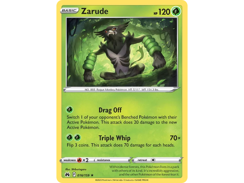 Zarude (Reverse Holo)