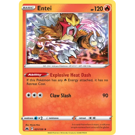 Entei (Reverse Holo)