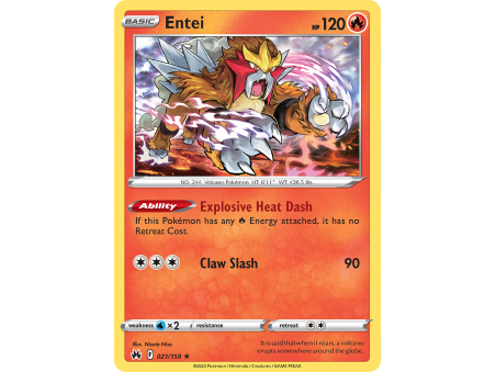 Entei (Reverse Holo)
