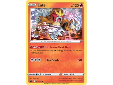 Entei (Reverse Holo)