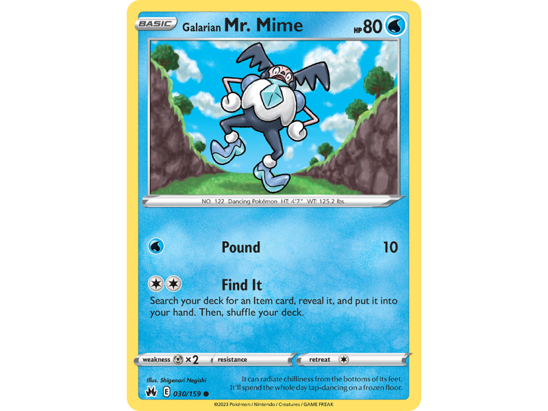 Galarian Mr. Mime (Reverse Holo)
