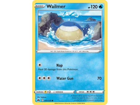 Wailmer (Reverse Holo)