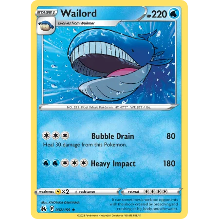 Wailord (Reverse Holo)