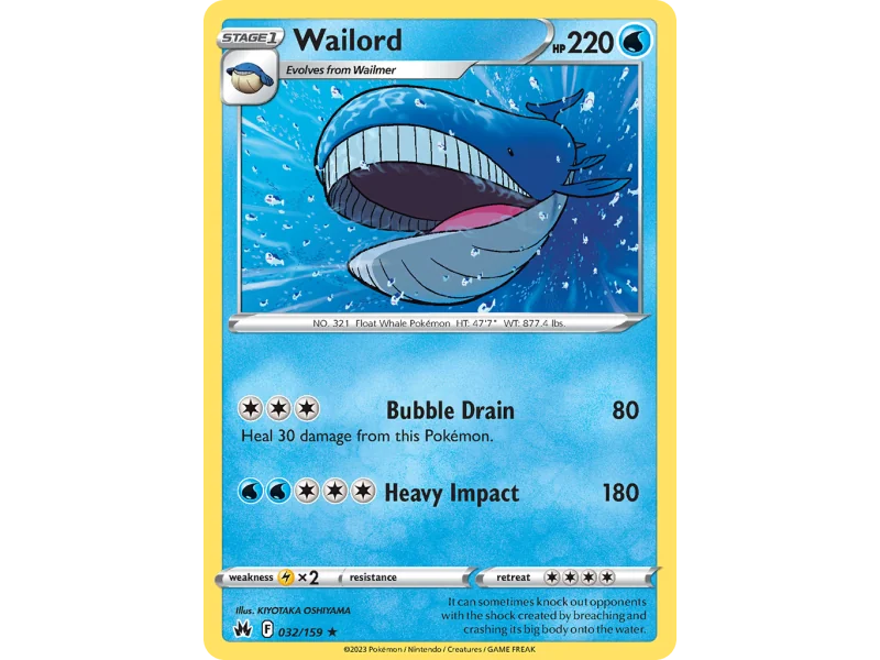 Wailord (Reverse Holo)