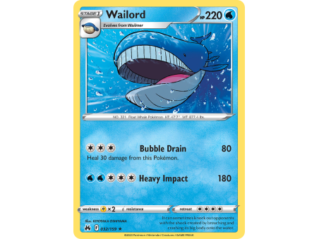 Wailord (Reverse Holo)
