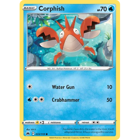 Corphish (Reverse Holo)