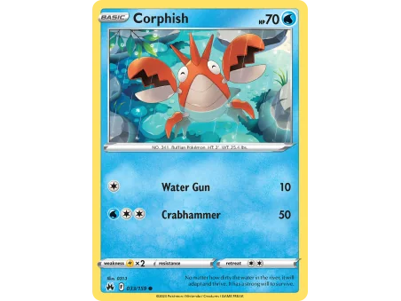 Corphish (Reverse Holo)