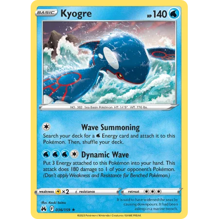 Kyogre (Reverse Holo)