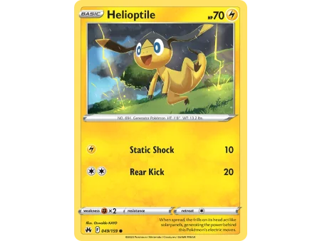 Helioptile (Reverse Holo)