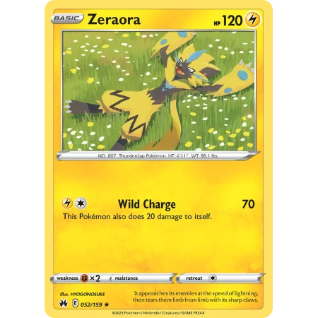 Zeraora (Reverse Holo)