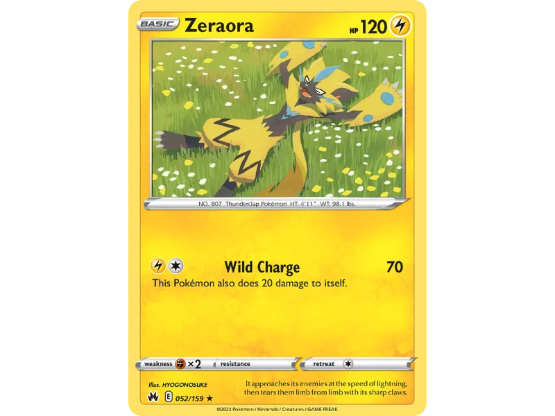 Zeraora (Reverse Holo)