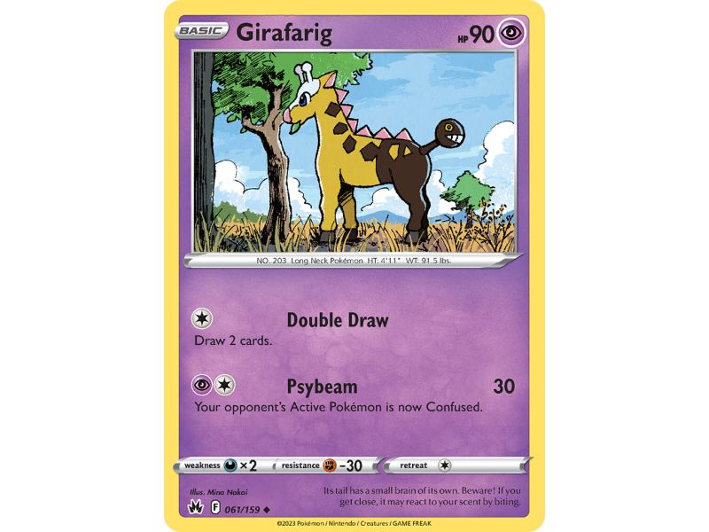 Girafarig (Reverse Holo)