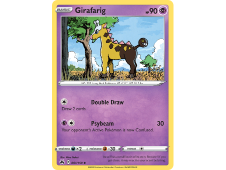 Girafarig (Reverse Holo)