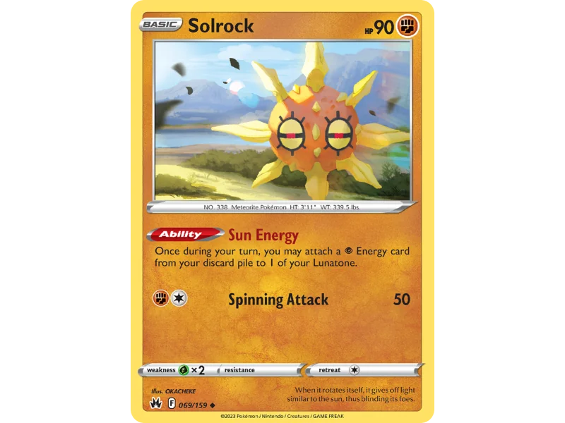 Solrock (Reverse Holo)