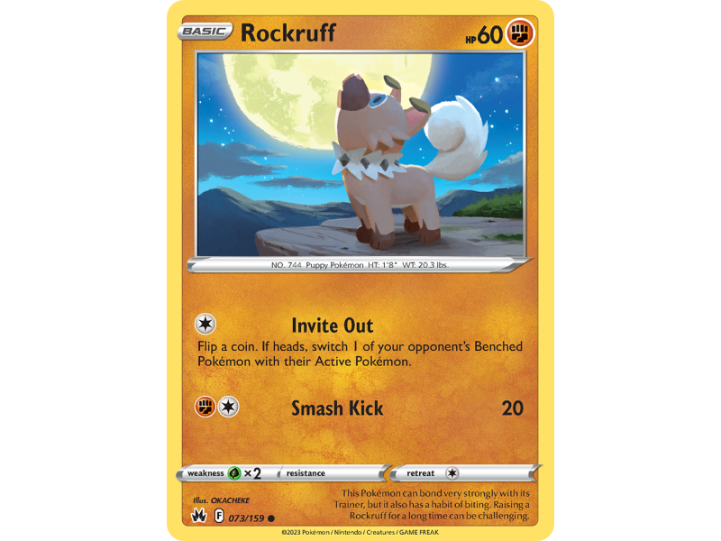 Rockruff (Reverse Holo)