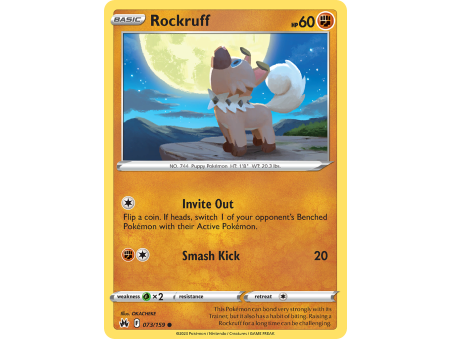 Rockruff (Reverse Holo)