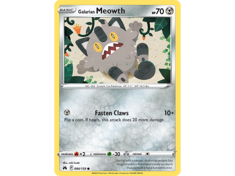 Galarian Meowth (Reverse Holo)