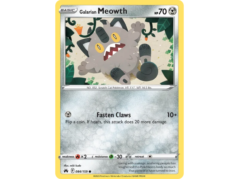 Galarian Meowth (Reverse Holo)