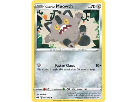 Galarian Meowth (Reverse Holo)